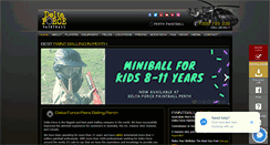 Desktop Screenshot of perthpaintballing.com.au